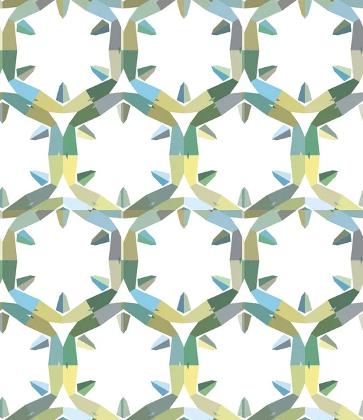 Sømløs vektormønster i geometrisk ornamentell stil – stockvektor