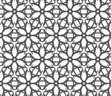 geometrik süsleme biçiminde kusursuz vektör deseni