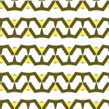 geometrik süsleme biçiminde kusursuz vektör deseni