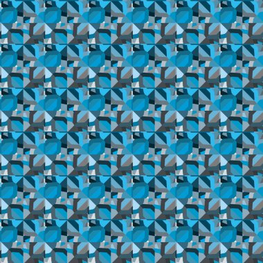 Modern geometrik vektör tasarımı, kusursuz desen çizimi