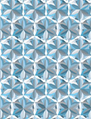 geometrik süsleme biçiminde kusursuz vektör deseni