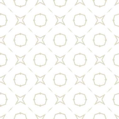 geometrik süsleme biçiminde kusursuz vektör deseni