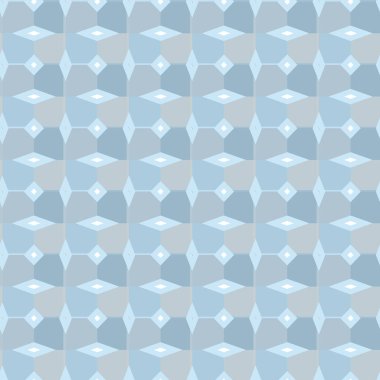 geometrik süsleme biçiminde kusursuz vektör deseni