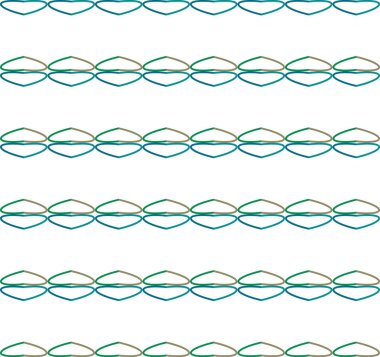 geometrik süsleme biçiminde kusursuz vektör deseni