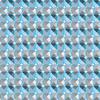 Modern geometrik vektör tasarımı, kusursuz desen çizimi