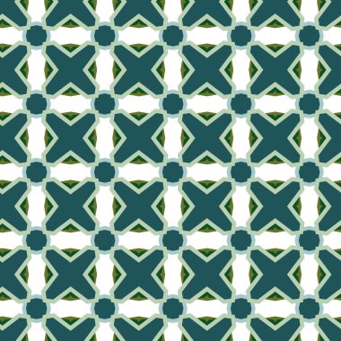 geometrik süsleme biçiminde kusursuz vektör deseni