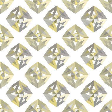 Modern geometrik vektör tasarımı, kusursuz desen çizimi