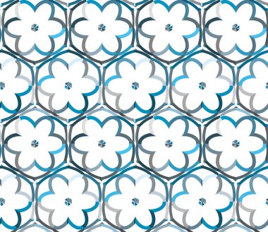 Kusursuz geometrik süs deseni. Soyut illüstrasyon arka planı  