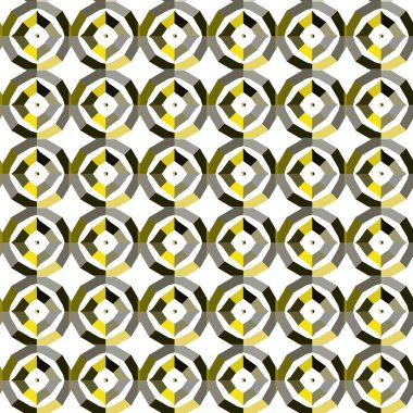geometrik süsleme biçiminde kusursuz vektör deseni