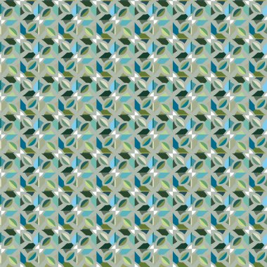 Geometrik şekilli kusursuz desen vektör çizimi