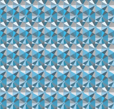 geometrik süsleme biçiminde kusursuz vektör deseni