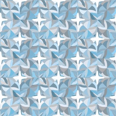 geometrik süsleme biçiminde kusursuz vektör deseni