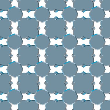 Modern geometrik vektör tasarımı, kusursuz desen çizimi