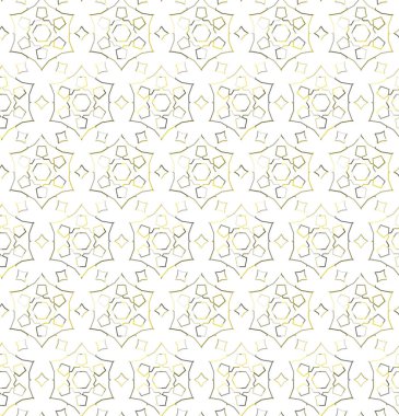 geometrik süsleme biçiminde kusursuz vektör deseni