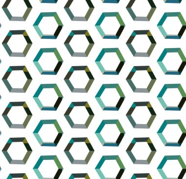 Modern geometrik vektör tasarımı, kusursuz desen çizimi