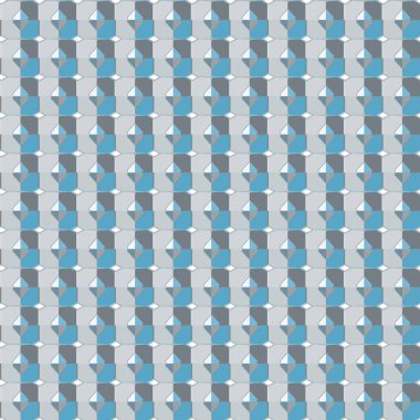 geometrik süsleme biçiminde kusursuz vektör deseni