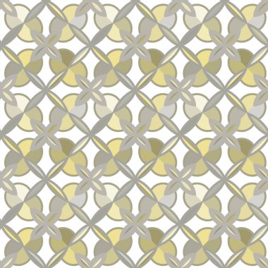 geometrik süsleme biçiminde kusursuz vektör deseni
