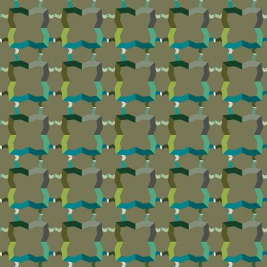 Modern geometrik vektör tasarımı, kusursuz desen çizimi