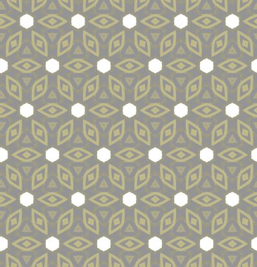geometrik süsleme biçiminde kusursuz vektör deseni
