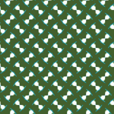 geometrik süsleme biçiminde kusursuz vektör deseni