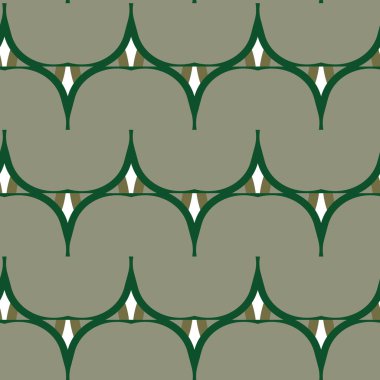 Modern geometrik vektör tasarımı, kusursuz desen çizimi