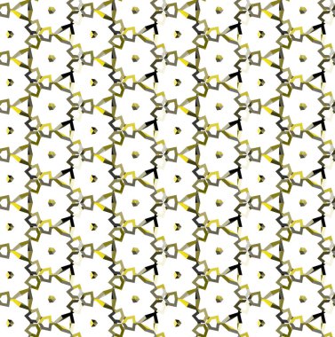 geometrik süsleme biçiminde kusursuz vektör deseni