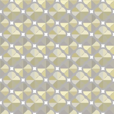 Modern geometrik vektör tasarımı, kusursuz desen çizimi