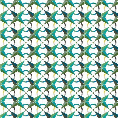 geometrik süsleme biçiminde kusursuz vektör deseni