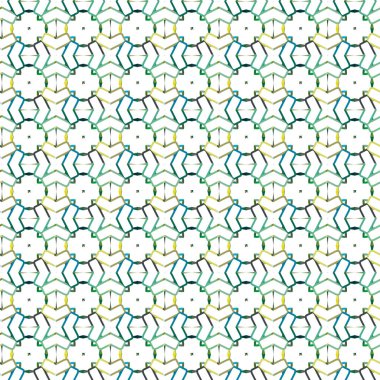 Modern geometrik vektör tasarımı, kusursuz desen çizimi