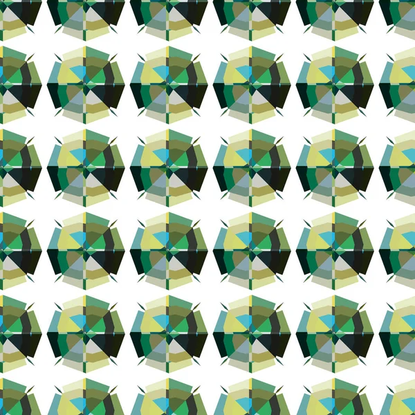 Impresión Ornamental Abstracta Fondo Tela Patrón Sin Costuras — Vector de stock