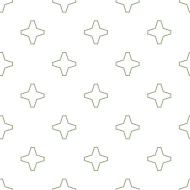 geometrik süsleme biçiminde kusursuz vektör deseni