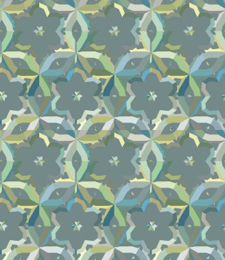 Modern geometrik vektör tasarımı, kusursuz desen çizimi