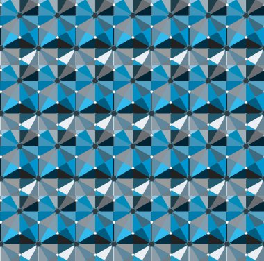 Modern geometrik vektör tasarımı, kusursuz desen çizimi