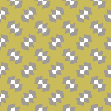 Modern geometrik vektör tasarımı, kusursuz desen çizimi