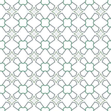 Modern geometrik vektör tasarımı, kusursuz desen çizimi