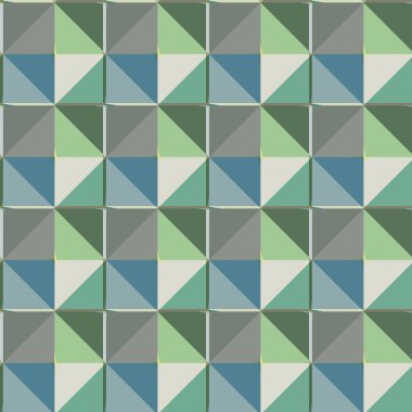 geometrik süsleme biçiminde kusursuz vektör deseni