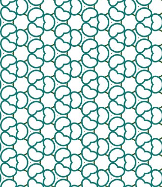 Modern geometrik vektör tasarımı, kusursuz desen çizimi