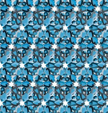 Modern geometrik vektör tasarımı, kusursuz desen çizimi