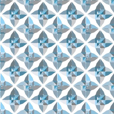 geometrik süsleme biçiminde kusursuz vektör deseni