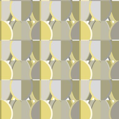 geometrik süsleme biçiminde kusursuz vektör deseni