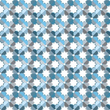 geometrik süsleme biçiminde kusursuz vektör deseni