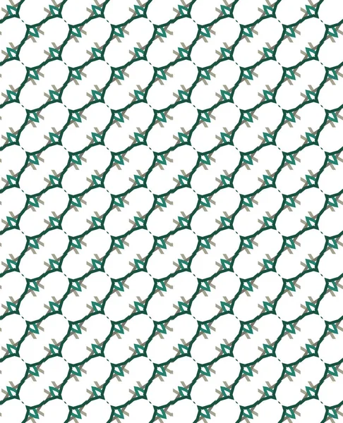 기하학적 장식 스타일의 바다없는 벡터 패턴 — 스톡 벡터