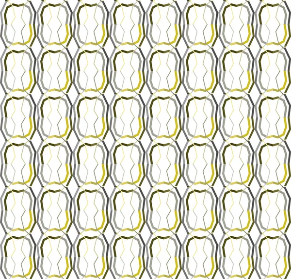Naadloos Geometrisch Ornamentspatroon Abstracte Illustratie Achtergrond — Stockvector