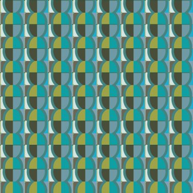 geometrik süsleme biçiminde kusursuz vektör deseni