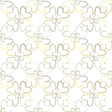 geometrik süsleme biçiminde kusursuz vektör deseni