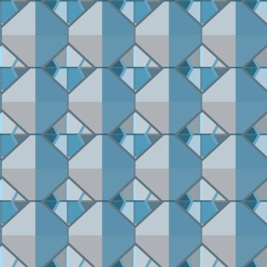 Modern geometrik vektör tasarımı, kusursuz desen çizimi