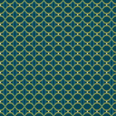 geometrik süsleme biçiminde kusursuz vektör deseni