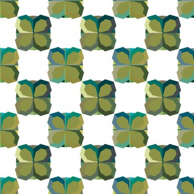 Modern geometrik vektör tasarımı, kusursuz desen çizimi