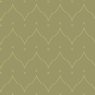 geometrik süsleme biçiminde kusursuz vektör deseni