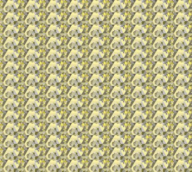 geometrik süsleme biçiminde kusursuz vektör deseni